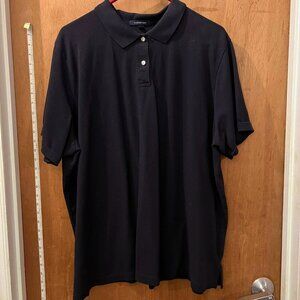 🐻Lands' End - Black Short Sleeve Polo